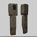 Rusty Metal Enclosures For Old Electrical Equipment Industrial Design