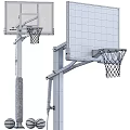 Silverback Basketball Hoop Durable Outdoor Sports Equipment With Sturdy Design For Training