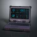 Notebook Laptop Portable Computer Portable Laptop Computer Peripherals 3d model