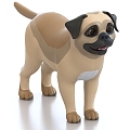 Cartoon Dog Cartoon Pet 3d model