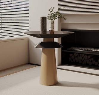 Modern Bedside Cabinet 3d model