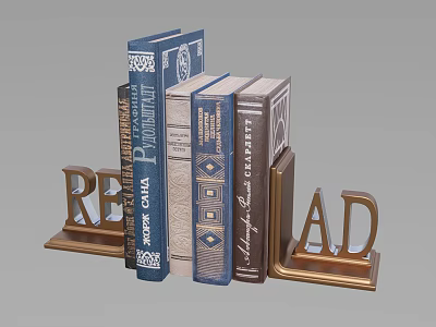 Modern Books 3d model