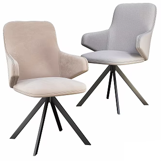 Simple Dining Chair Simple Single Chair Simple Leisure Chair Simple Book Chair Fabric Book Chair Fabric Leisure Chair Fabric Single Chair Fabric Dining Chair 3d model