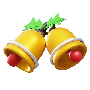 Bells Cartoon Bells Christmas Bells 3d model