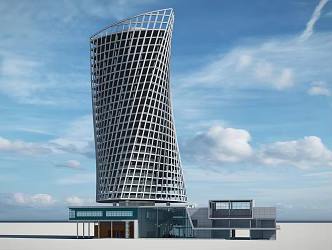 Modern Office Building High-rise Office Building Office Building Hotel Commercial Street Shopping Mall 3d model
