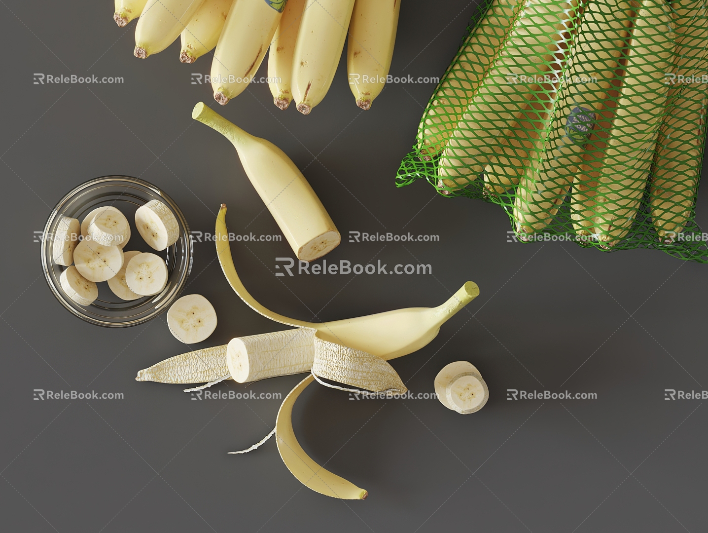 Modern Banana 3d model