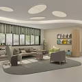 Modern Natural Wooden Coffee Table With Minimalist Design In Cozy Bright Comfortable Senior Lounge