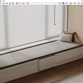 Modern Window Cushion 3d model