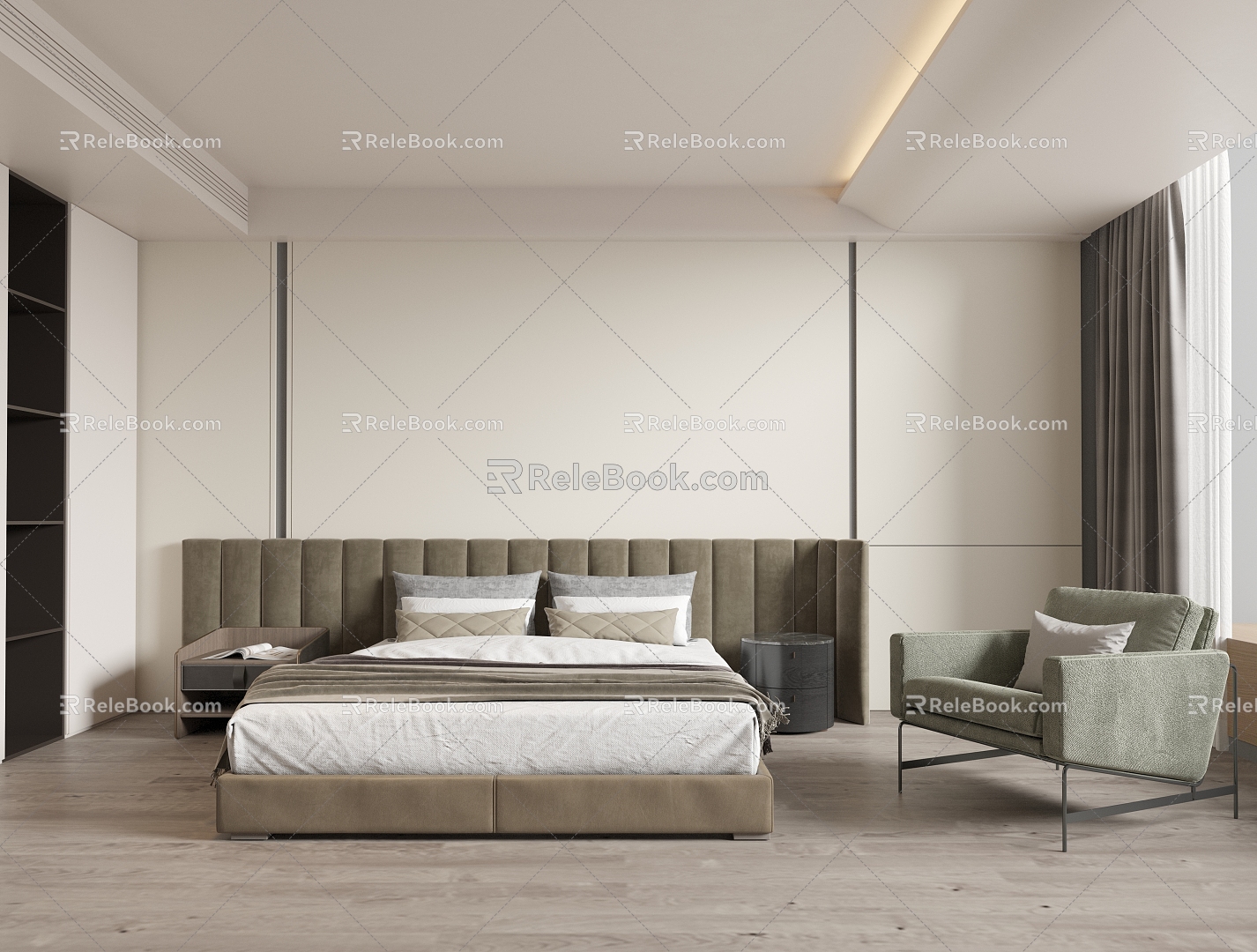 Modern Bedroom 3d model