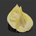 3D Terrain Model Showcasing Snow Covered Mountainous Region With Rocky Peaks And White Snow