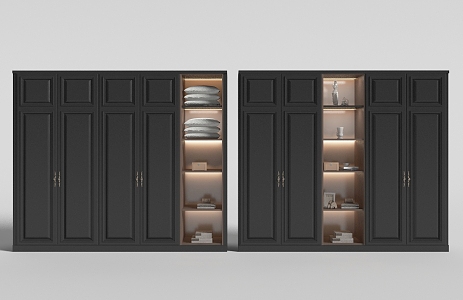 French Closet Wardrobe 3d model