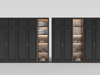 French Closet Wardrobe 3d model