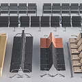 Various Design Leisure Chairs With Metal Frame And Comfortable Fabric Seats For Indoor Use