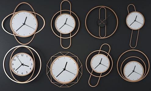 Modern Clock 3d model