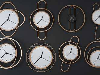 Modern Clock 3d model