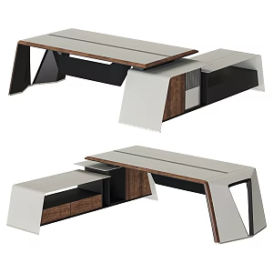 cuti modern innovative desk 18 3d model