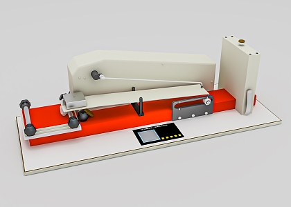 rubbing and brushing color fastness tester 3d model