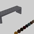 Modern Tufted Velvet Sofa Bench In Various Colors For Living Room
