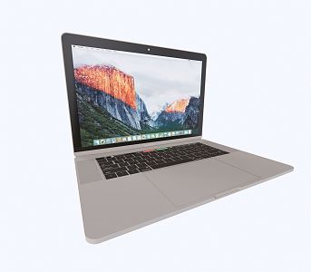 Modern Laptop 3d model