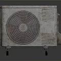 Vintage Computer Case With Cooling Fan And Rustic Metal Exterior Design