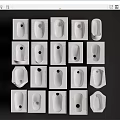 White Toilet Various Modern Designs Showcased with Different Styles and Shapes