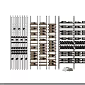 Modern Wine Cabinet Storage Design With Multiple Wooden Metal Shelves And Red Wine Bottles