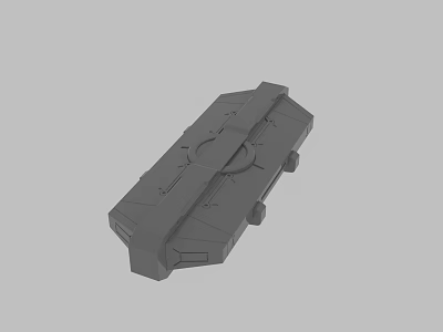 3D Model of Mechanical Component with Geometric Structure and Support Base 3d model