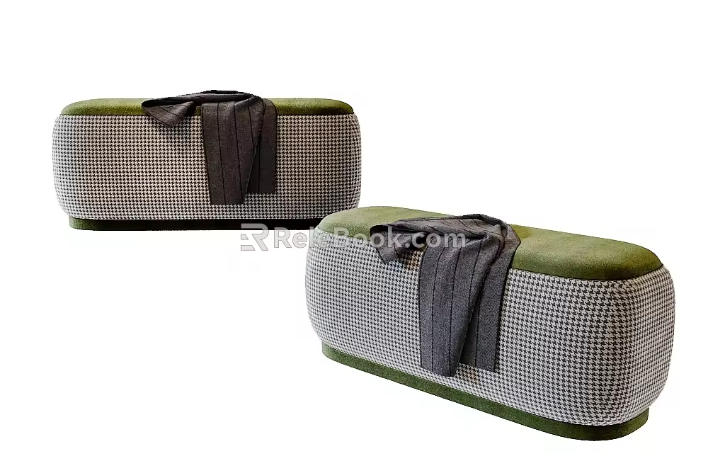 Modern Simple Sofa Stool Sofa Stool Simple Sofa Stool 3d model