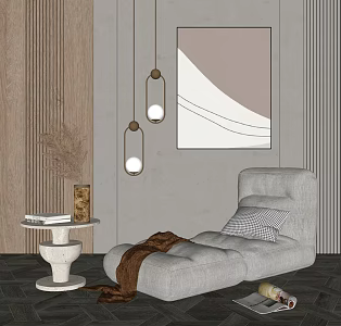 Modern Lazy Sofa 3d model