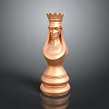 Modern Chess Board Game World Chess Queen 3d model