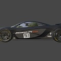 McLaren P1GTR Car 3d model