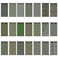 Parking Lot Flooring Design With Various Patterned Textures And Color Options 3d model
