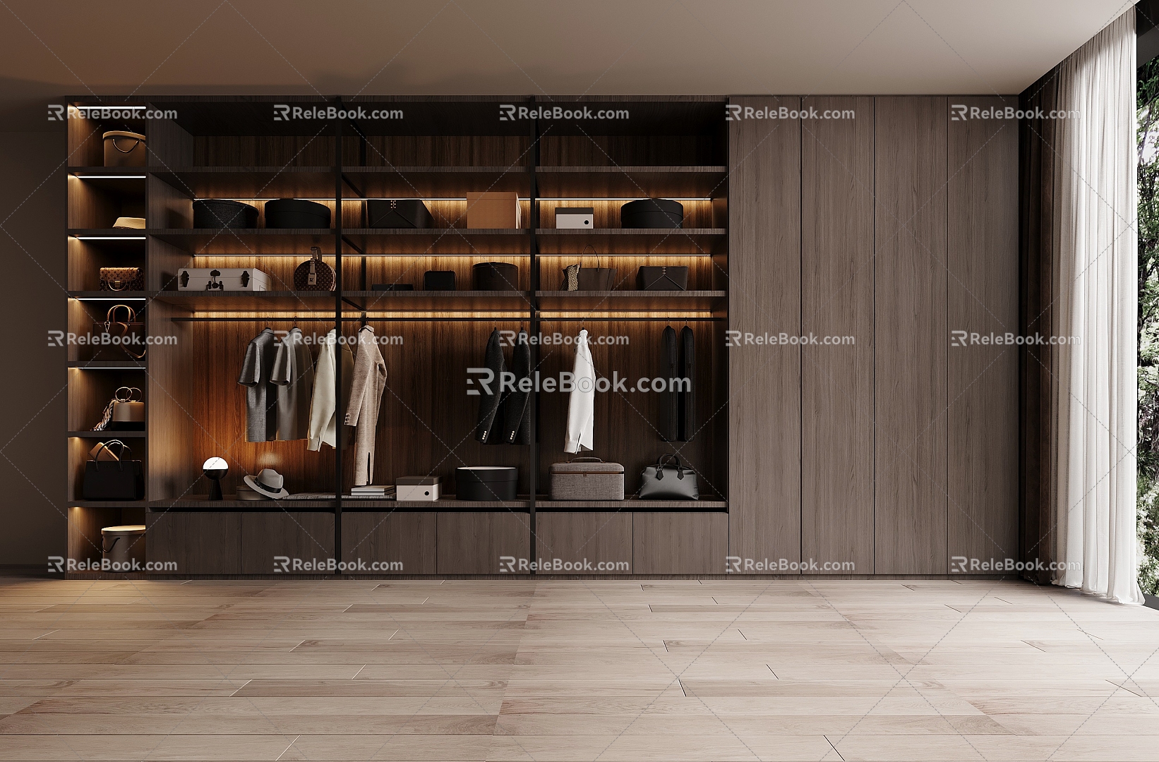 Italian wardrobe 3d model