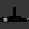 Nite LED Headlamp With Black Adjustable Strap For Outdoor Camping And Hiking
