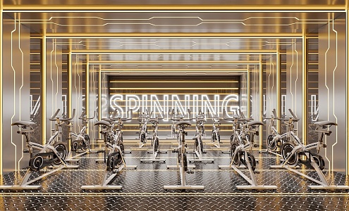 Modern Gym 3d model