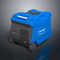 Efficient Blue Westinghouse Portable Power Generator With Wheels For Computer Use