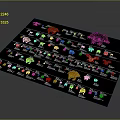 Colorful Animal Icons of Multiple Types Arranged in Organized Classification Chart