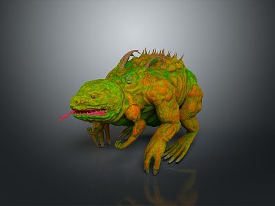 Monster Warrior Alien Monster Alien Monster 3d model