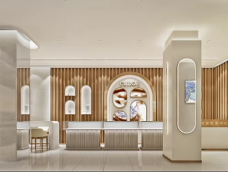 Light Luxury Jewelry Store Kele 3d model