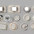 modern ceiling lamp square ceiling lamp living room ceiling lamp 3d model