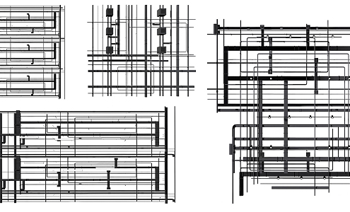 Industrial LOFT pipe ceiling combination 3d model