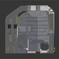 McDonald's Restaurant Building Modern Exterior Design With Red Yellow Logo Sloped Roof And Entrance Area