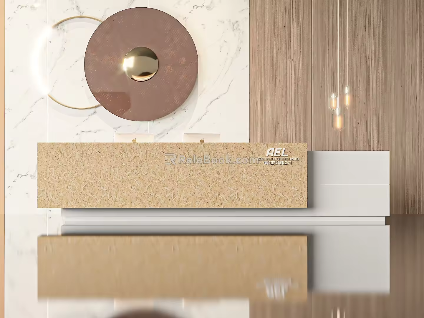 Reception Desk 3d model