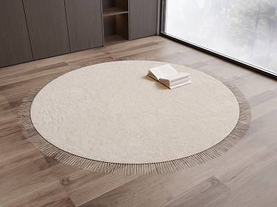 Round carpet model