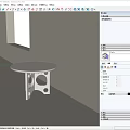 Round White Dining Table With Hollow Circular And Oval Leg Designs In Simple Modern Style