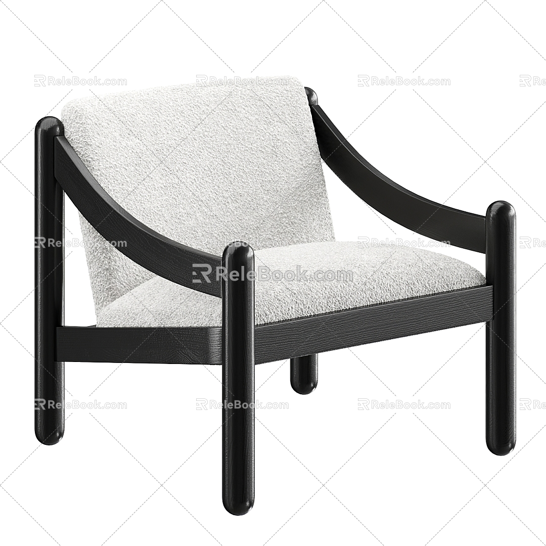 modern leisure chair 3d model