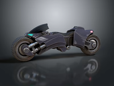 Modern Motorcycle Sci-Fi Motorcycle Concept Motorcycle Flying Car Space Flying Car 3d model