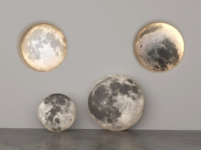 modern wall lamp moon wall lamp model