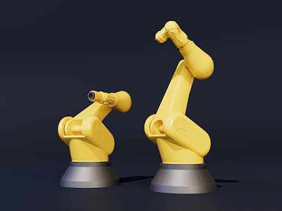 Mechanical arm painting robot welding robot 3d model