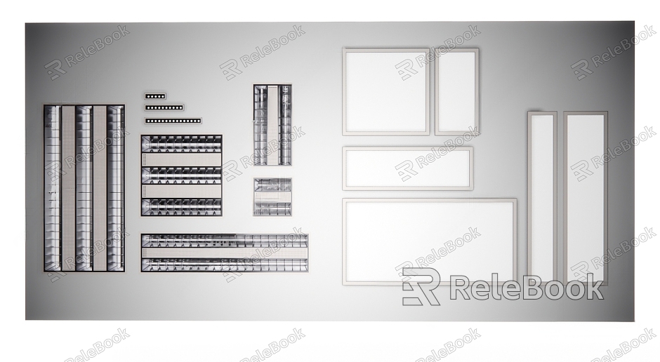 Light Luxury Grille Lamp model